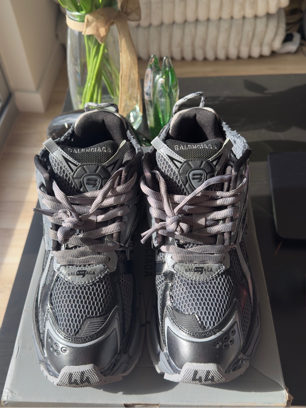 Balenciaga Runner Dark Grey Black Sneakers